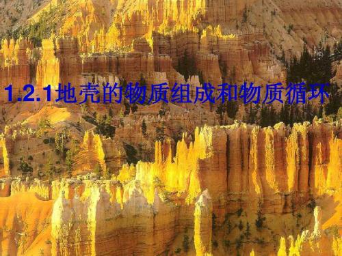 121地壳的物质组成和物质循环