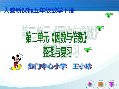 《因数与倍数》整理复习PPT课件