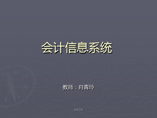 会计信息系统