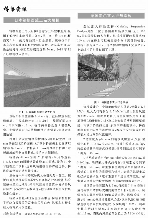 德国盖尔雷人行悬索桥
