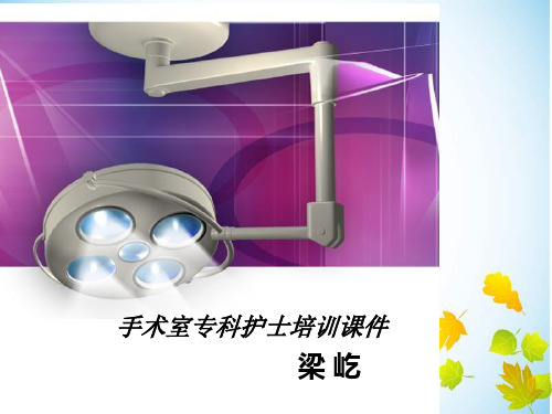 手术室专科护士培训