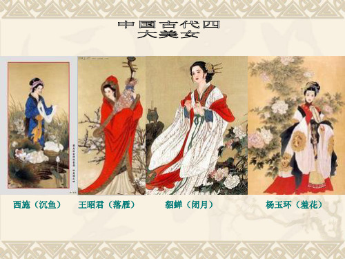 中国古代四大美女PPT课件