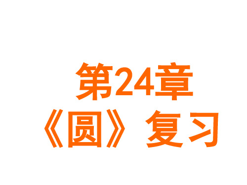 24--圆复习