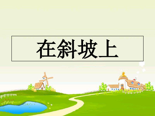 五年级上册科学课件-2.5《在斜坡上》｜湘教版(三起)   (共38张PPT)