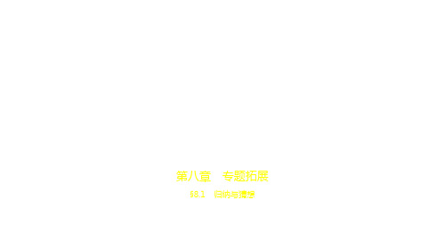 2021年河北中考数学复习练习课件：§8.1 归纳与猜想