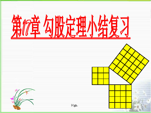 最新人教 第17章勾股定理经典题型总结复习课件解读.ppt
