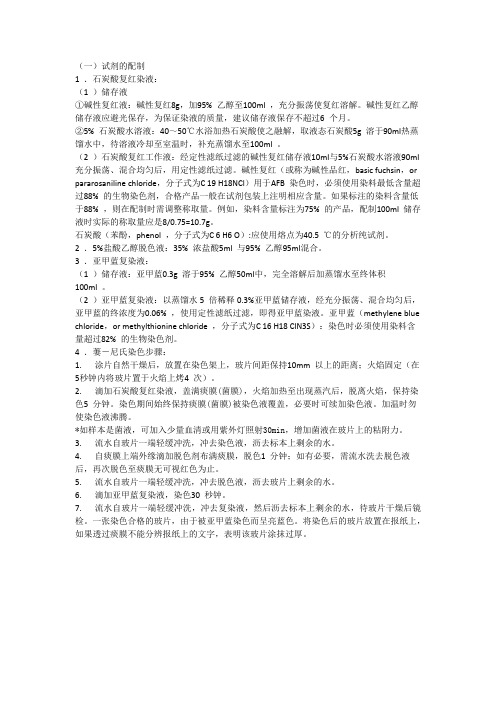 抗酸染色法SOP