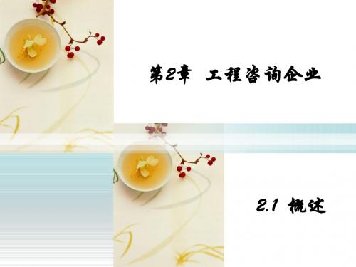 第2篇工程咨询企业