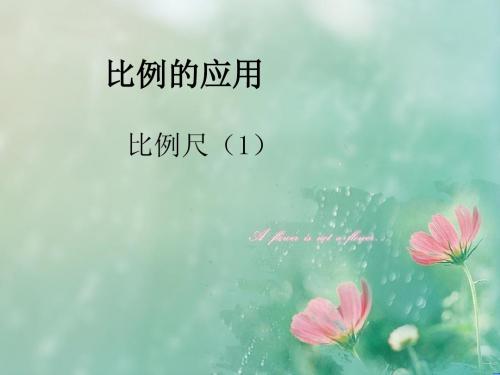 比例尺1