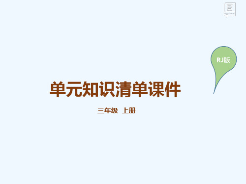 凌云县XX小学三年级英语上册 Unit 6 Happy birthday知识清单课件 人教PEP版