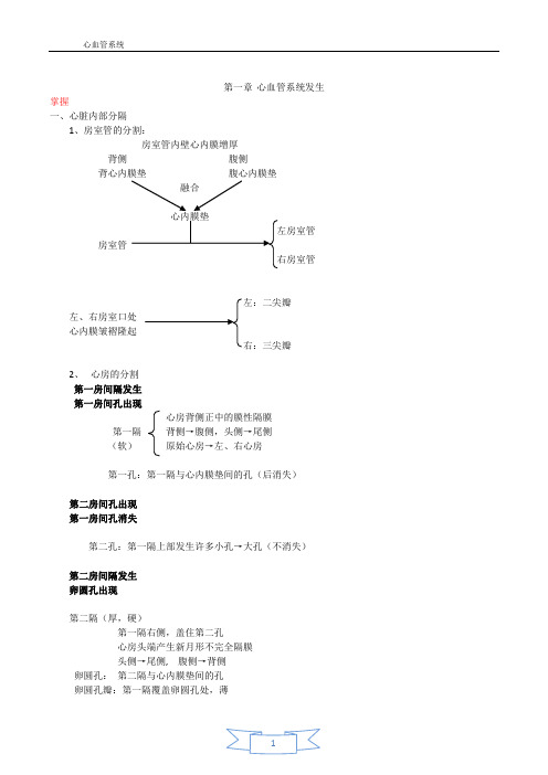 临床心血管系统知识点整理(仅供参考)