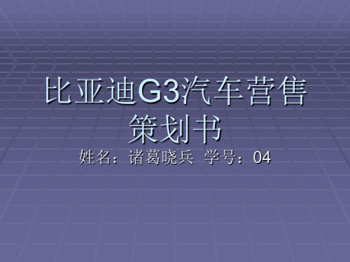 汽车4S店营销策划 (3)