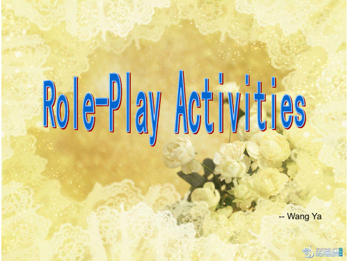 role-play activities