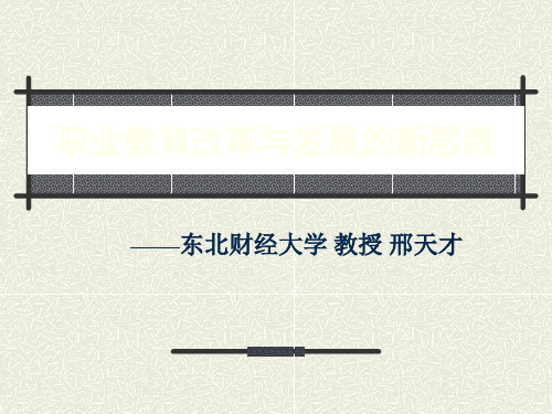 2010年职业教育共44页PPT资料