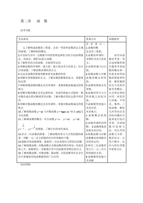 高考数学一轮复习总教案2.1函数的概念及表示法(人教版)