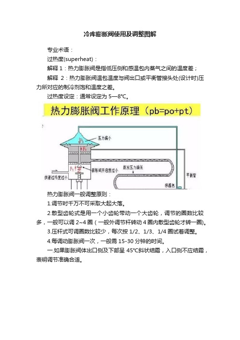 冷库膨胀阀使用及调整图解