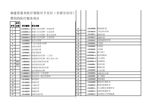 福建医保项目教材