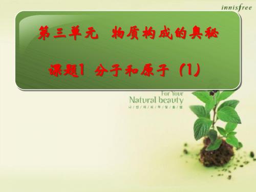 《课题1 分子和原子》课件(两套)