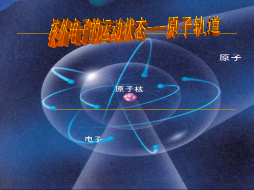 核外电子运动状态描述