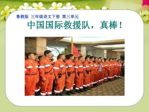 《中国国际救援队,真棒》PPT精品教学课件6