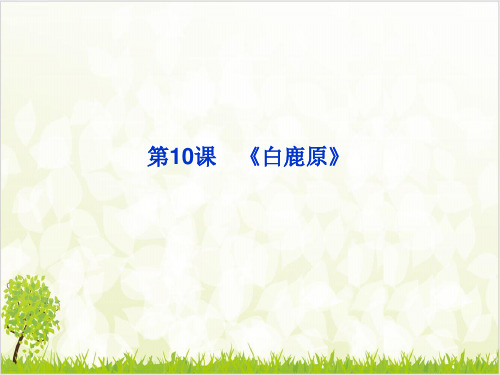 语文课件人教语文选修《中国小说欣赏》9
