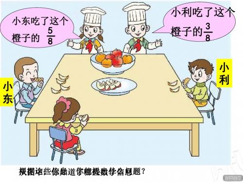 青岛版三年级上册同分母同分子分数大小的比较讲解