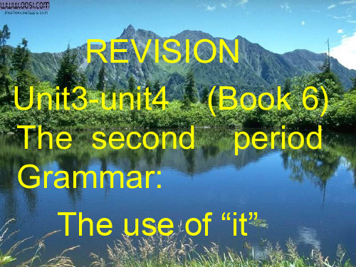 英语人教版选修六 Unit3-Revision
