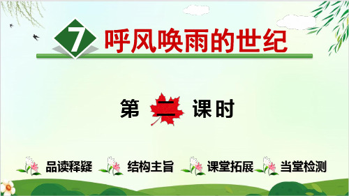 (部编版教材)四年级上册《呼风唤雨的世纪》PPT标准课件