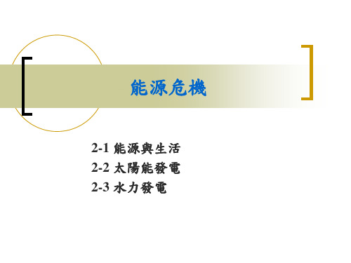 能源危机