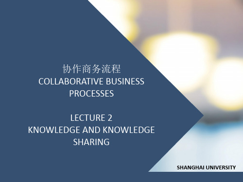 Knowledge Sharing知识共享