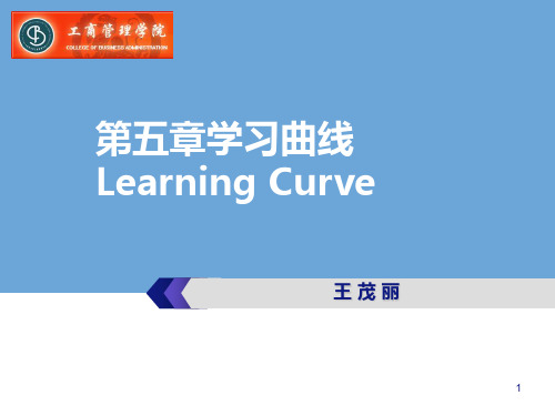 第五章-学习曲线PPT课件