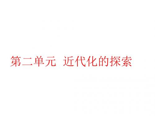 八年级历史上册 第二单元 第6课 洋务运动课件 新人教