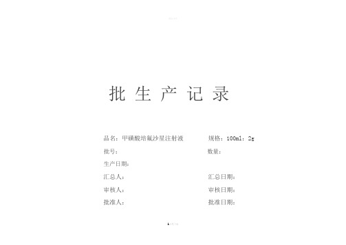 批记录档