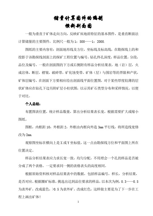 横断剖面图、纵剖面图、中段平面图