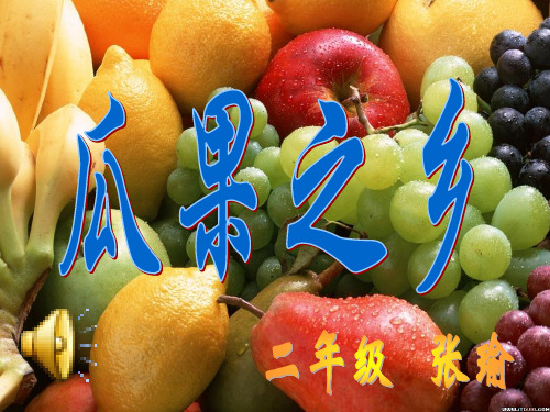 新疆综合实践二年级上册瓜果之乡资料