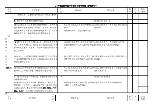 广东省医院等级评审标准和评价细则综述