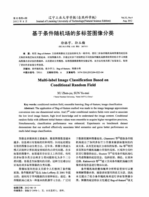 基于条件随机场的多标签图像分类