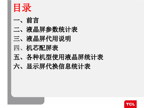 液晶屏代换方法(市场质量部)
