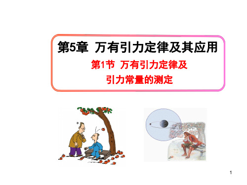万有引力定律及引力常量的测定