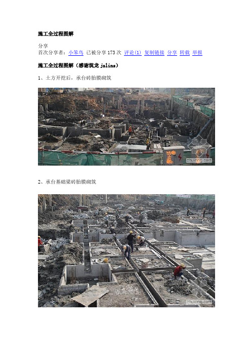 建筑工程管理-详细的施工工艺过程详图图解 精品