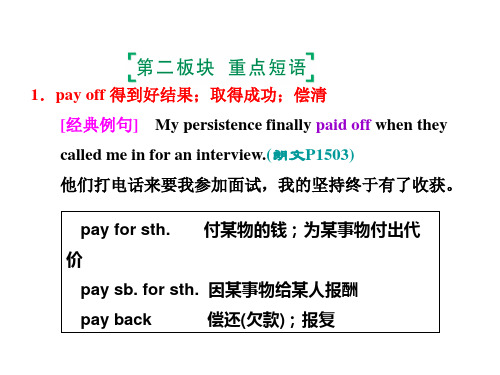 人教版高二英语 Book8 Unit2 phrases and sentences课件