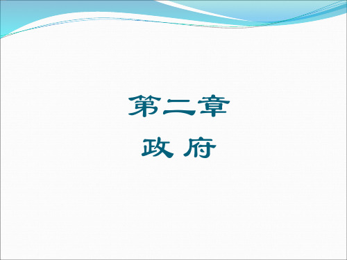 行政管理学2政府