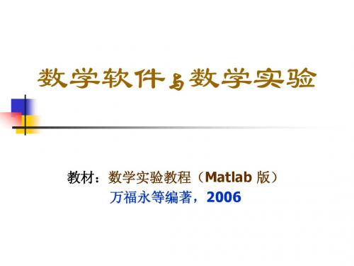 matlab01Matlab安装及使用