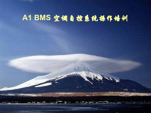 A1 BMS 空调自控系统操作培训5