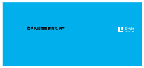 收单风险控制和防范 ppt