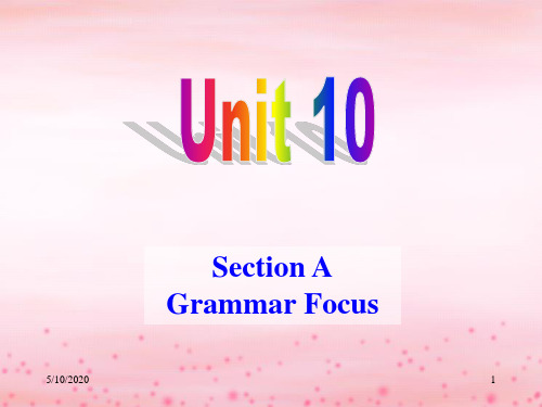 人教版九年级上册英语Grammar Focus