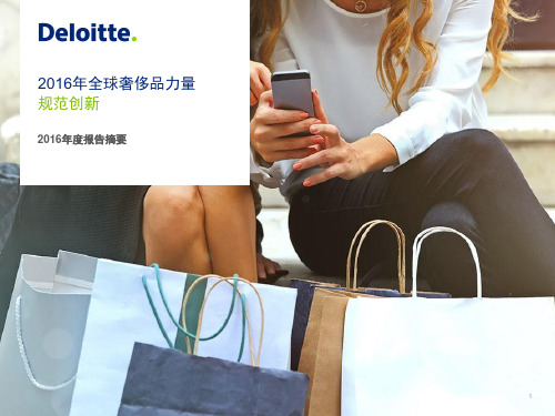 全球奢侈品力量行业分析可行性研究报告