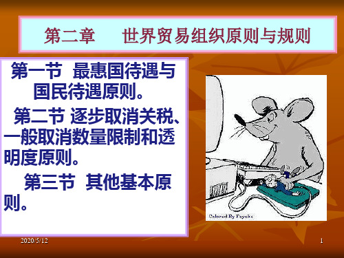 2第二章 世界贸易组织原则与规则1