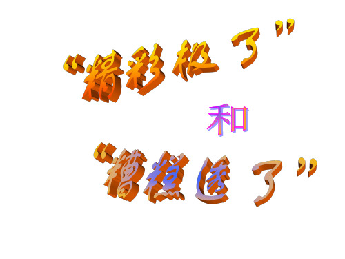 19、精彩极了和糟糕透了_PPT