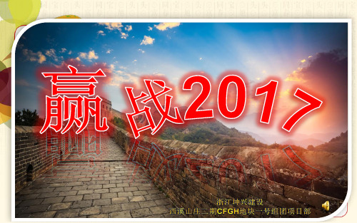 2017年会总结PPT